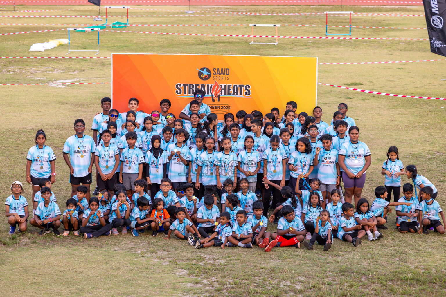 Streak Heats 2025 by Saaid Sports was held on Saturday, 6th September 2025 at Hulhumale' Synthetic Track, Hulhumale' Maldives. Photos: Ismail Thoriq / images.mv