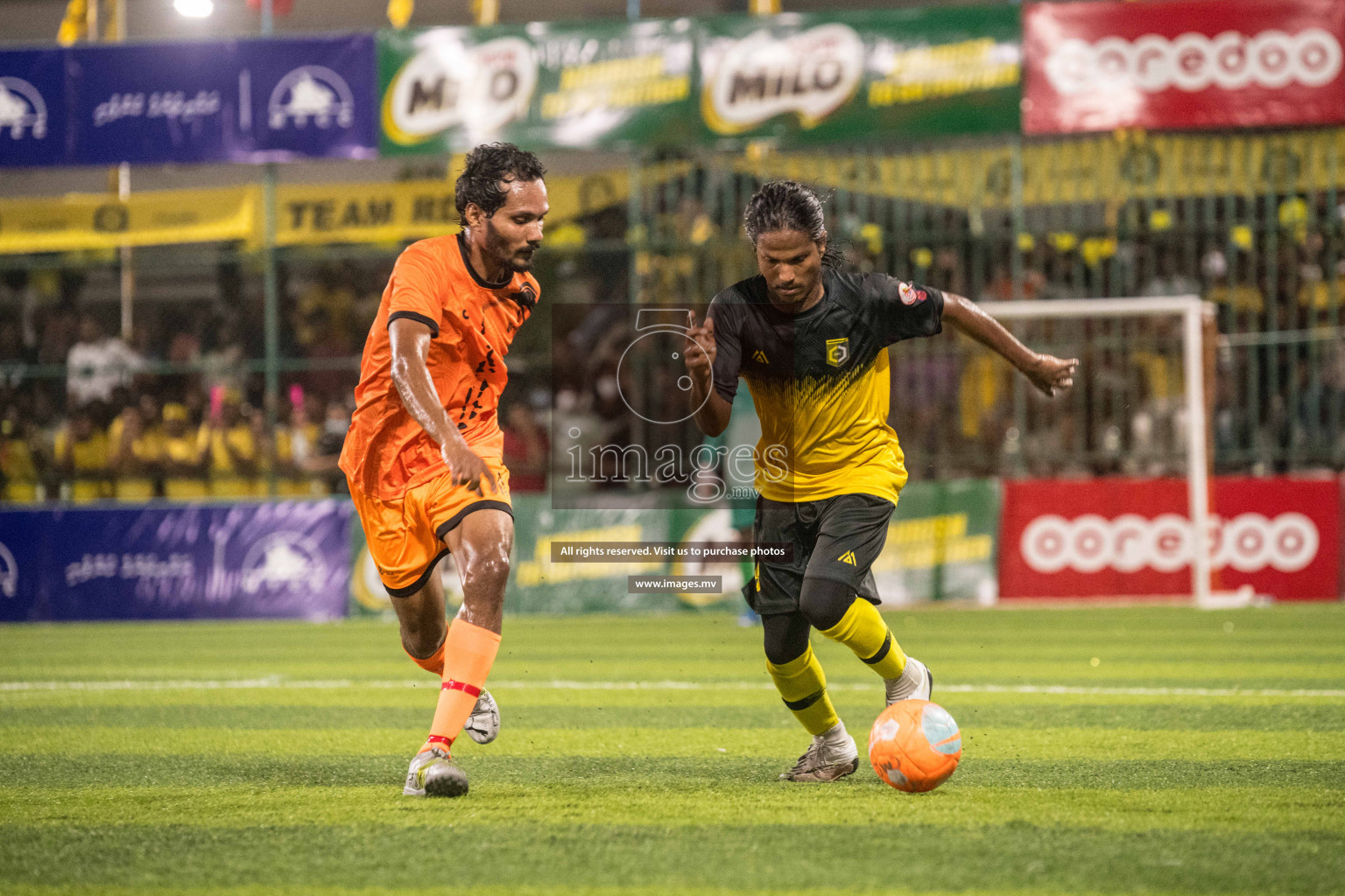 RRC Vs FSM in the Semi Finals of Club Maldives 2021 held in Hulhumale, Maldives on 19 December 2021. Photos: Nausham Waheed / images.mv