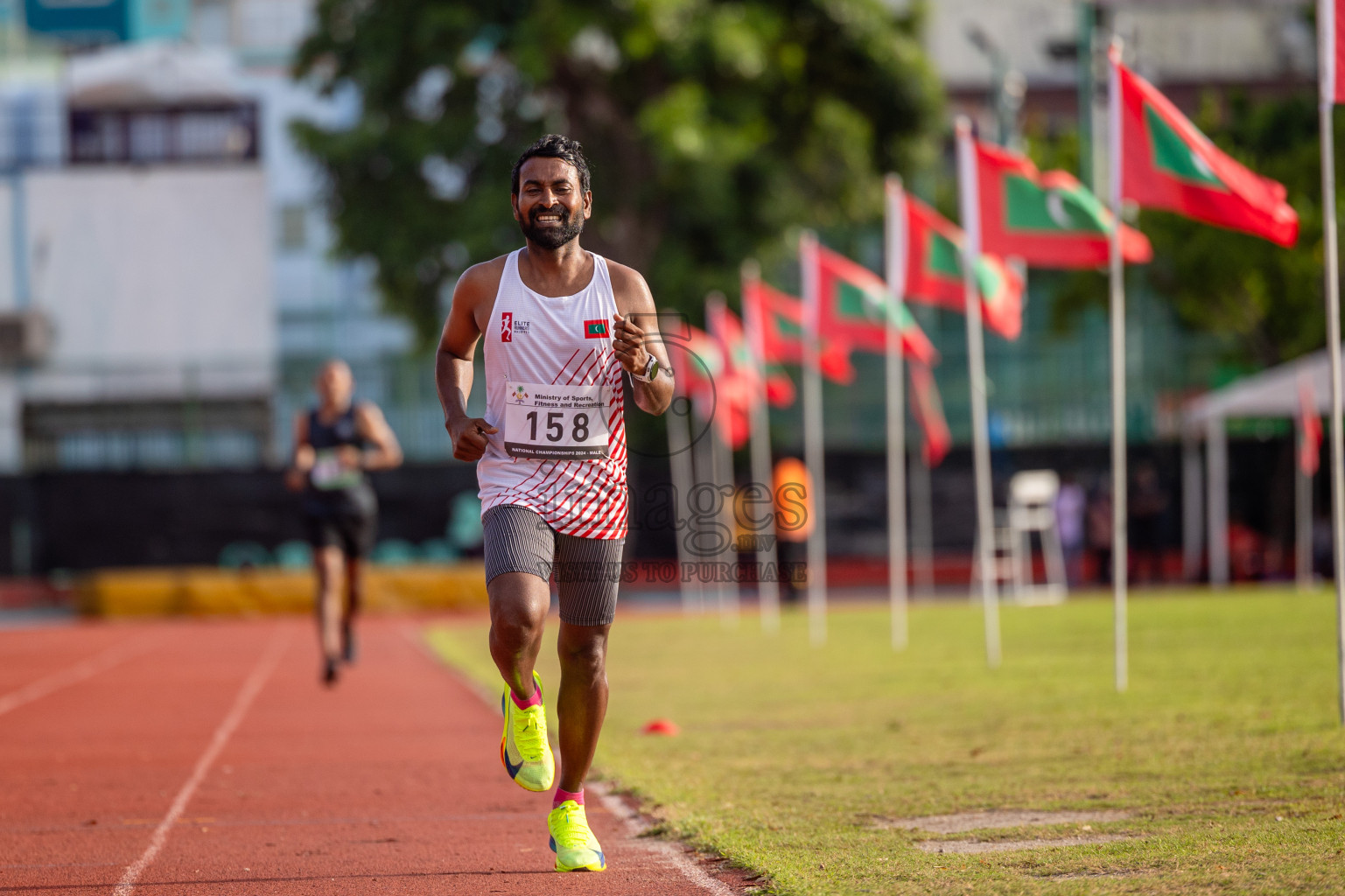 Day 2 of 33rd National Athletics Championship was held in Ekuveni Track at Male', Maldives on Friday, 6th September 2024. Photos: Shuu Abdul Sattar / images.mv