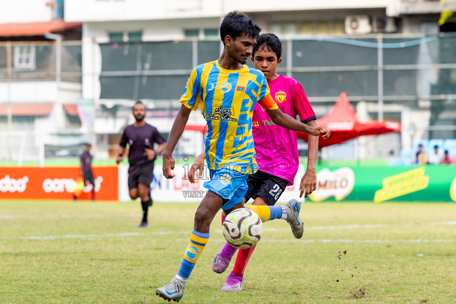 Club Valencia vs United Victory (U16) in Day 10 of Dhivehi Youth League 2024 held at Henveiru Stadium on Sunday, 15th December 2024. Photos: Nausham Waheed / Images.mv