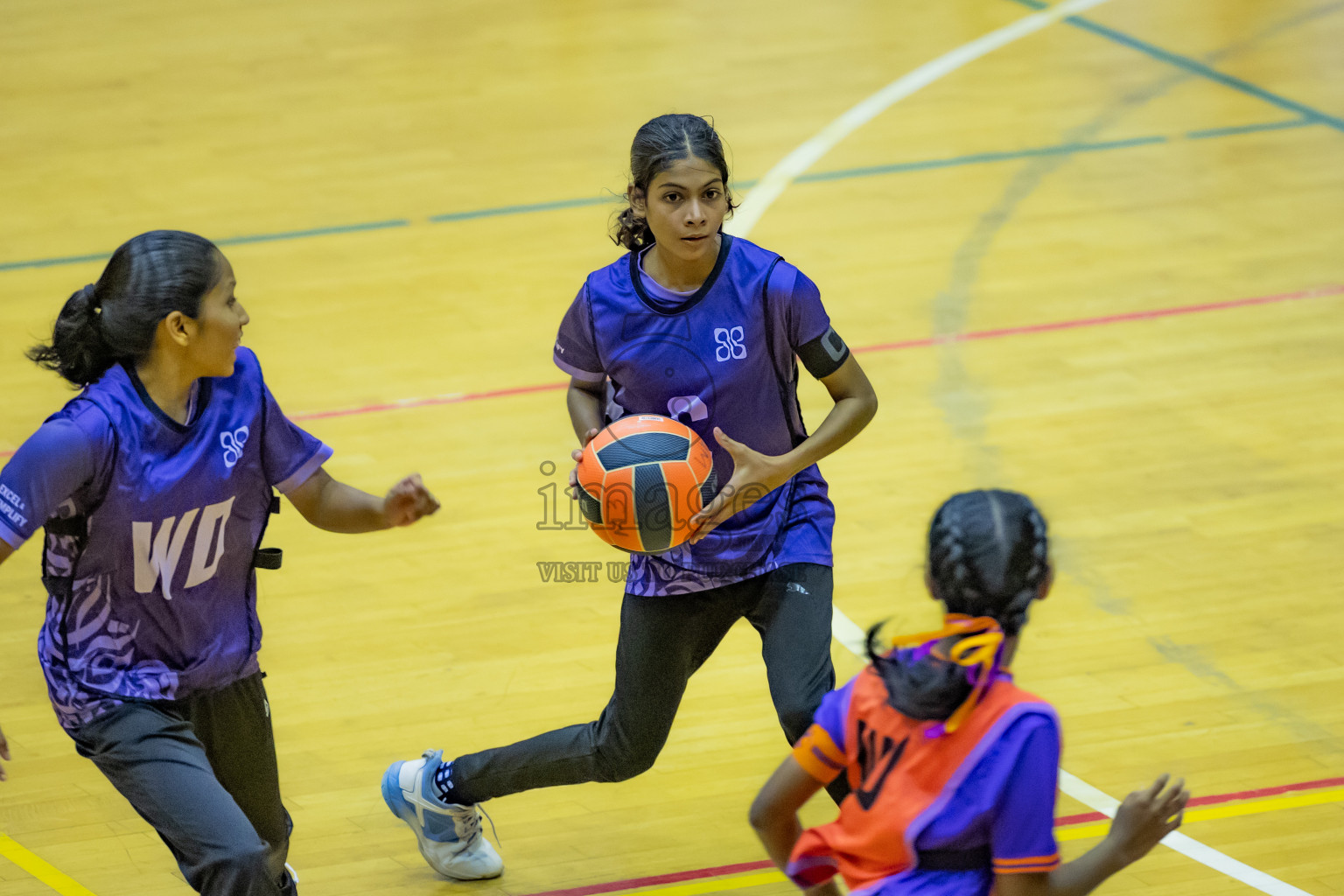 Day 12 of 25th Inter-School Netball Tournament was held in Social Center at Male', Maldives on Thursday, 22nd August 2024.