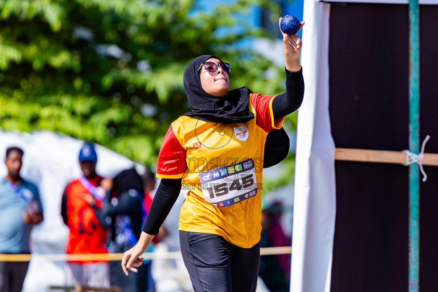 Day 3 of MWSC Interschool Athletics Championships 2024 held in Hulhumale Running Track, Hulhumale, Maldives on Monday, 11th November 2024. Photos by:  Nausham Waheed / Images.mv