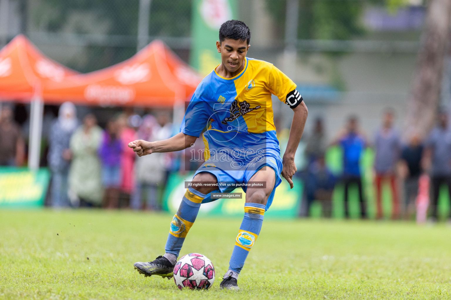 Day 2 of MILO Academy Championship 2023 (u14) was held in Henveyru Stadium Male', Maldives on 4th November 2023. Photos: Nausham Waheed / images.mv