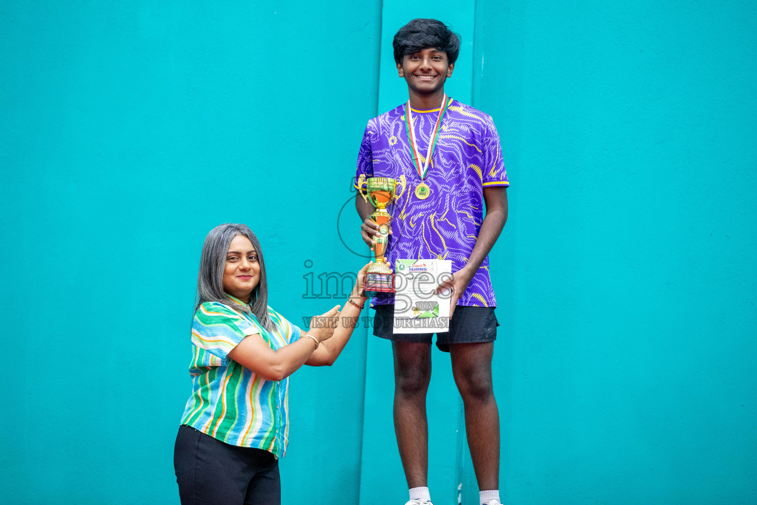 Senior Finals and Awarding ceremony of Interschool Table Tennis Tournament 2024 was held in Male' TT Hall, Male', Maldives on Saturday, 10th August 2024.
Photos: Ismail Thoriq / images.mv