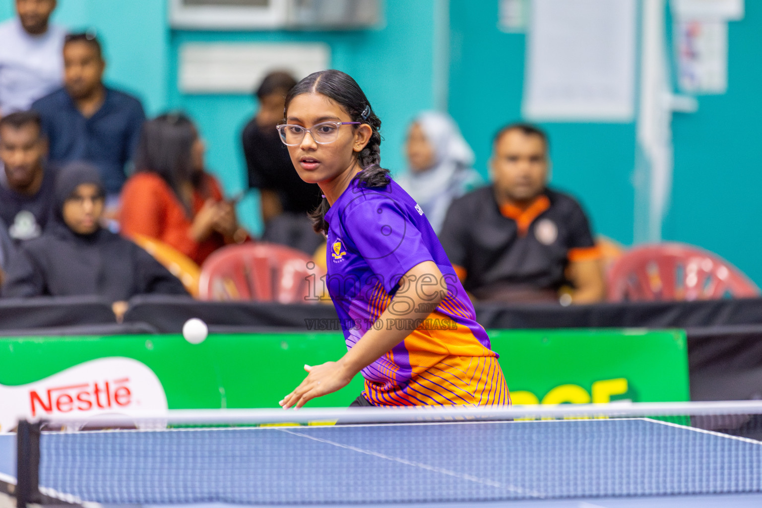 Day 8 of Interschool Table Tennis Tournament 2025 held at Male' TT Hall, Male', Maldives on Thursday, 22nd May 2025.
Photos by: Ismail Thoriq / images.mv