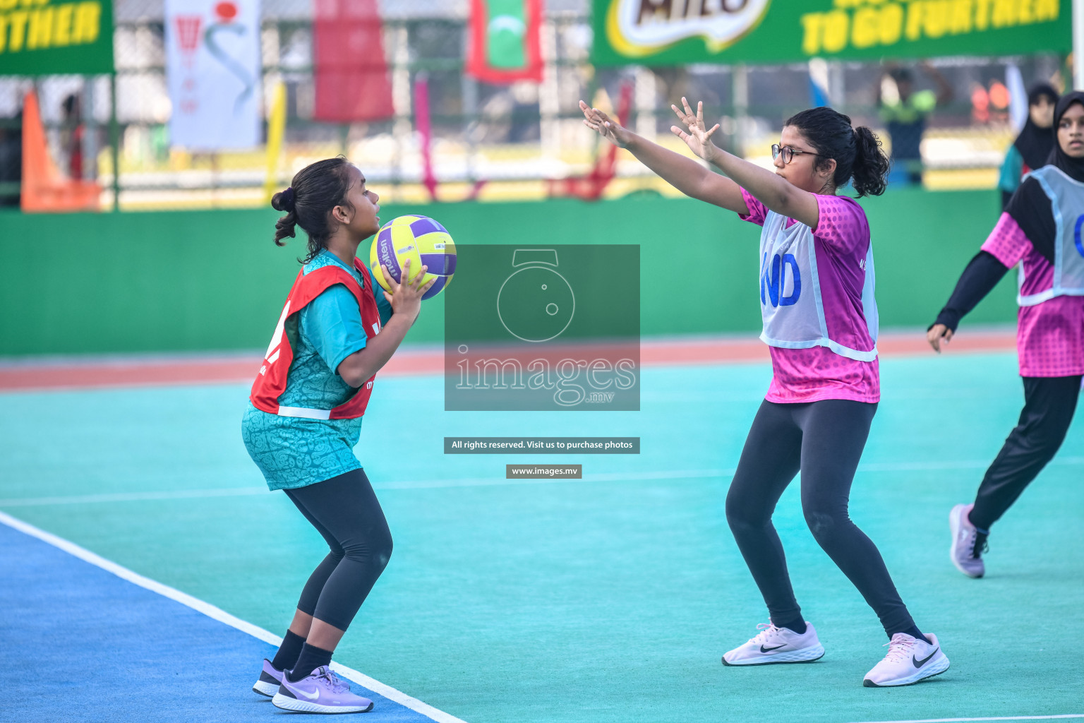 Day 7 of Junior Netball Championship 2022 on 11th March 2022 held in Male', Maldives. Photos by Nausham Waheed