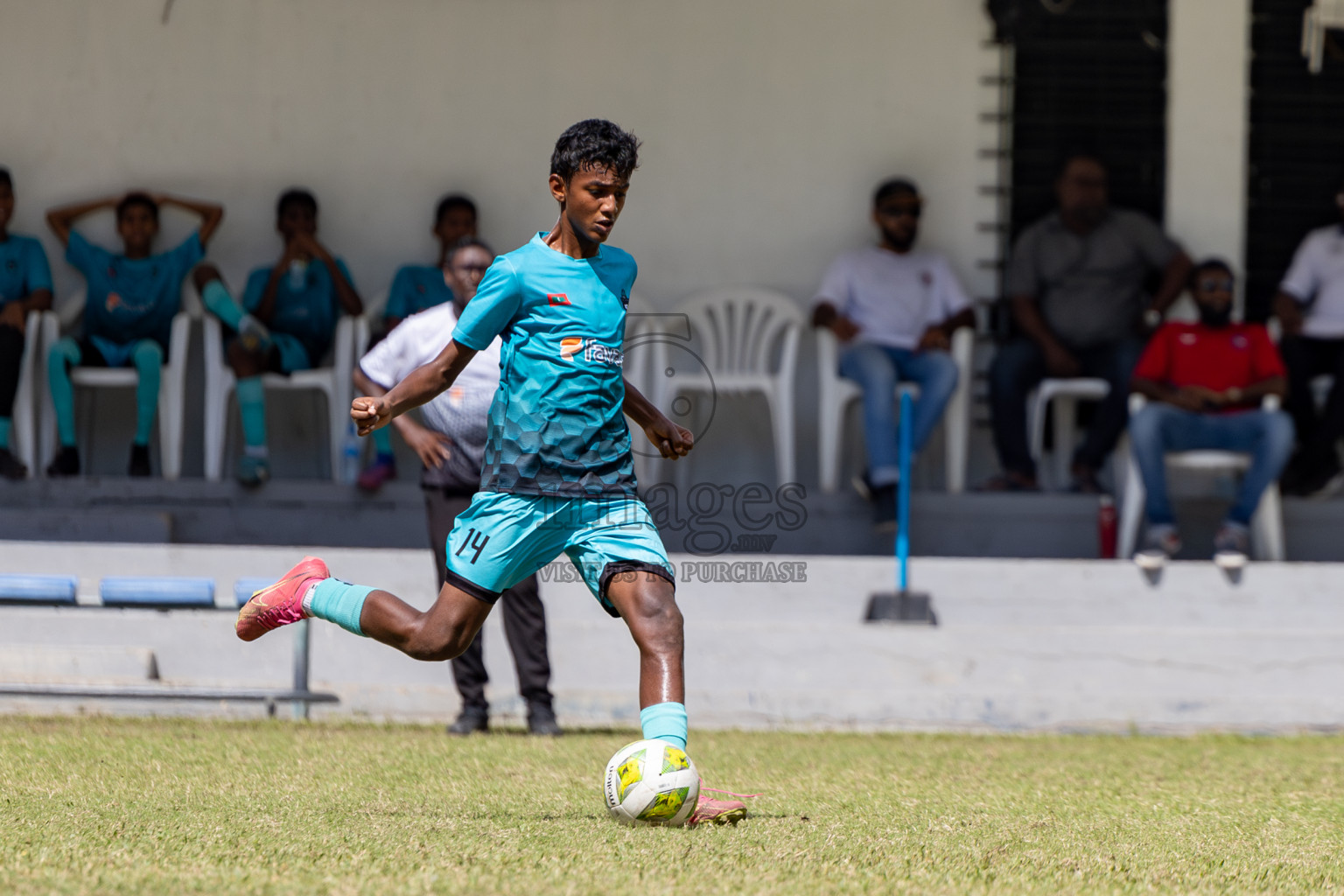 Day 4 of MILO Academy Championship 2024 (U-14) was held in Henveyru Stadium, Male', Maldives on Sunday, 3rd November 2024. 
Photos: Hassan Simah / Images.mv