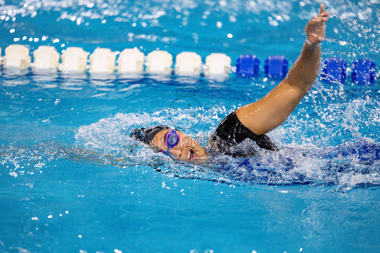 Day 4 of National Swimming Championship 2024 held in Hulhumale', Maldives on Monday, 16th December 2024. Photos: Hassan Simah / images.mv