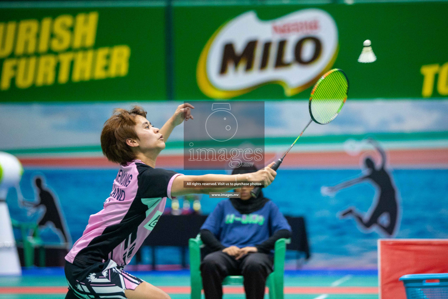 Finals of Li-Ning Maldives International Challenge 2023, was is held in Ekuveni Indoor Court, Male', Maldives on Saturday, 10th June 2023. Photos: Ismail Thoriq / images.mv