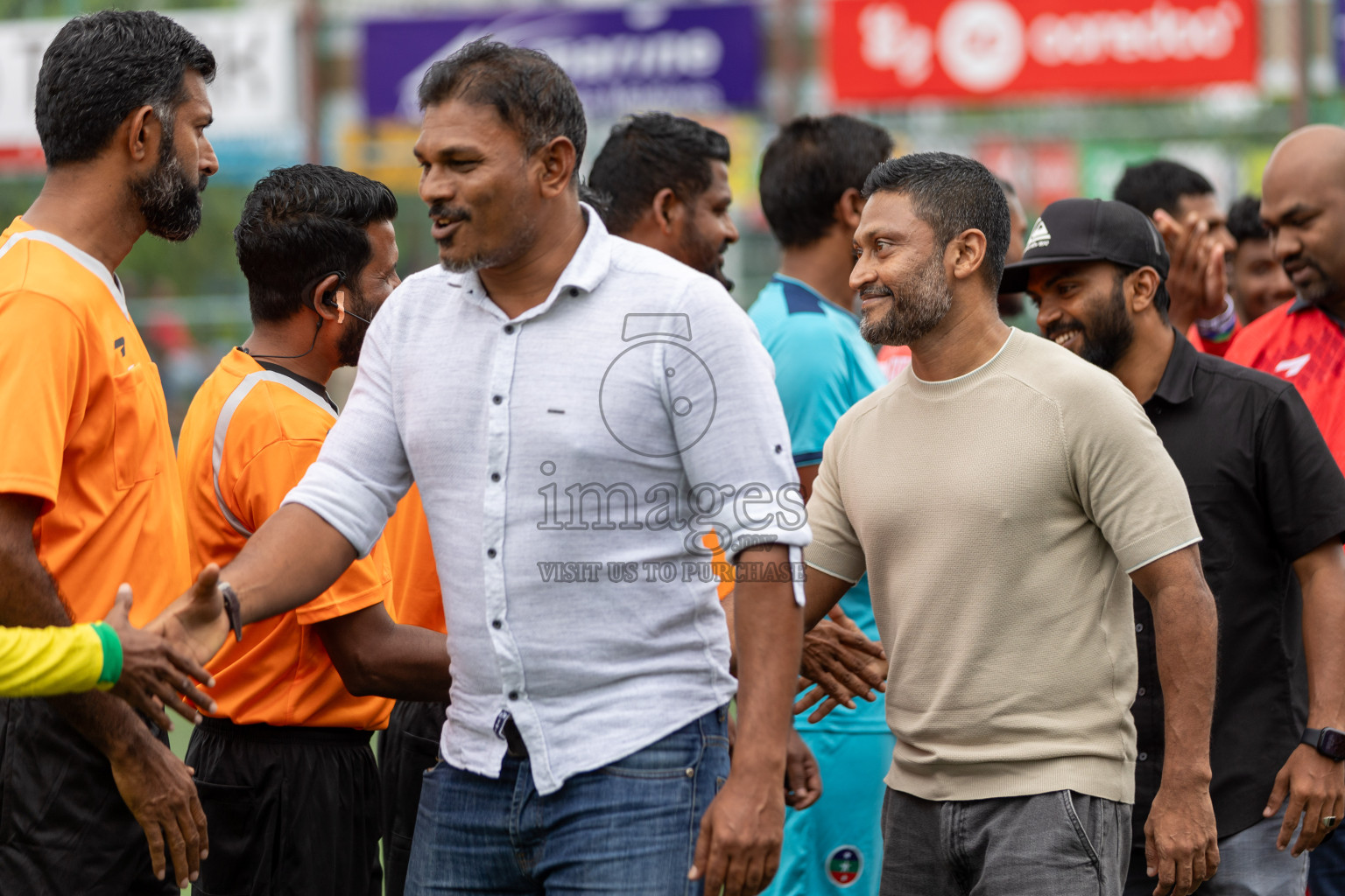 GDh Vaadhoo VS GDh Thinadhoo in Atoll Round Semi-Final on Day 20 of Golden Futsal Challenge 2025 was held on Friday, 24 January 2025, in Hulhumale', Maldives. Photos: Hassan Simah / images.mv