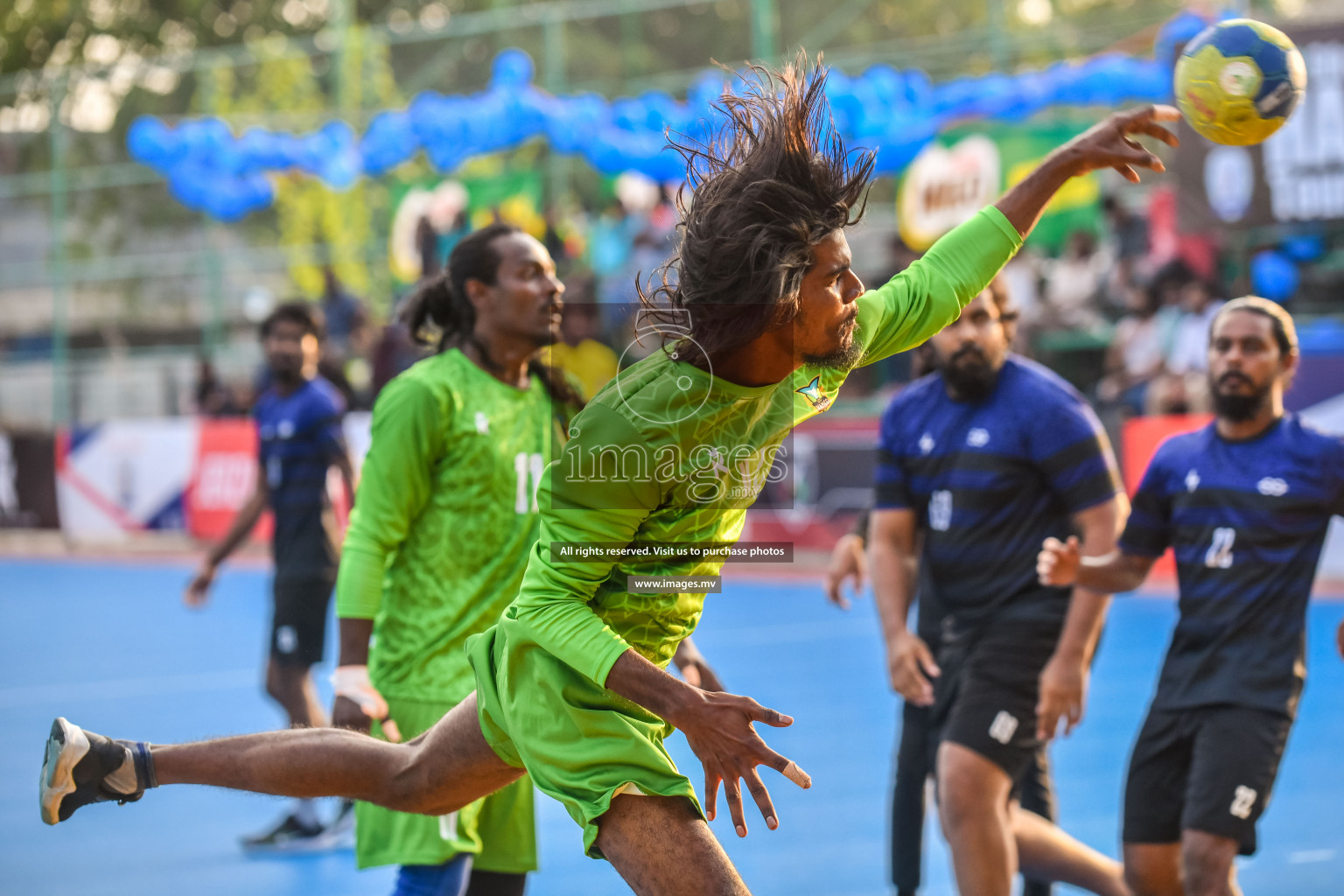 Day 11 of Milo 6th Inter Office Handball Tournament 2022 - Photos by Nausham Waheed