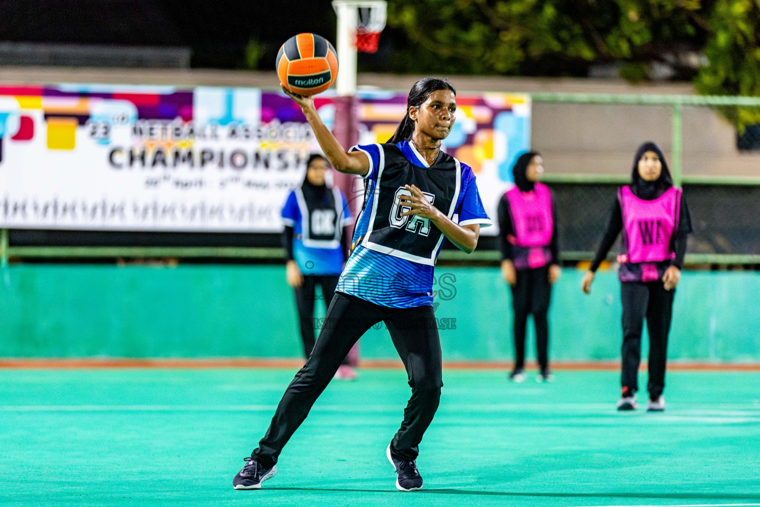 Day 3 of 23rd Netball Association Championship was held in Ekuveni Netball Court at Male', Maldives on Saturday, 27th April 2024. Photos: Nausham Waheed / images.mv