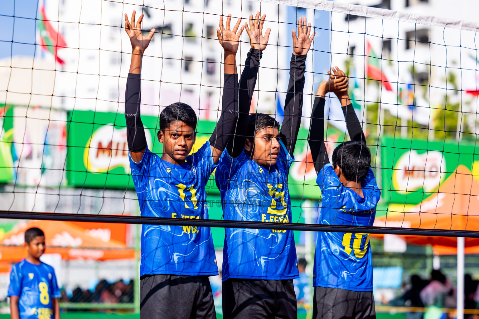 Day 13 of Interschool Volleyball Tournament 2024 was held in Ekuveni Volleyball Court at Male', Maldives on Thursday, 5th December 2024. Photos: Nausham Waheed / images.mv