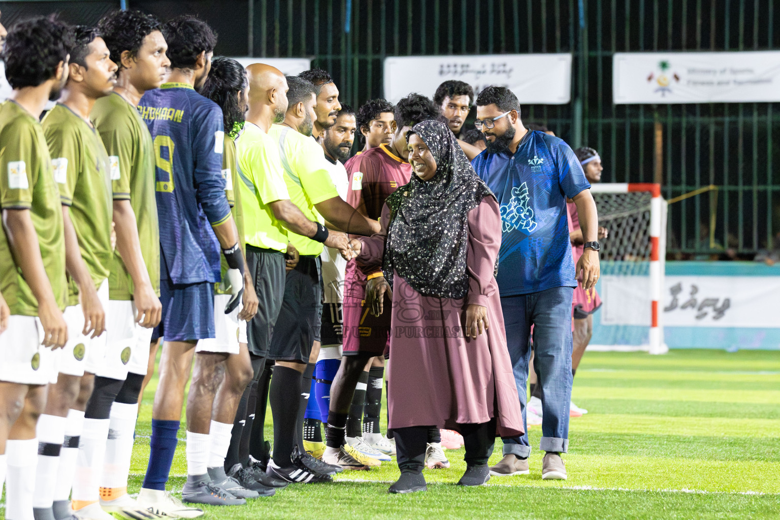 Comienzo fc vs The dee ess kay in Day 1 of Laamehi Dhiggaru Ekuveri Futsal Challenge 2025 was held on Thursday, 24th July 2025, at Dhiggaru Futsal Ground, Dhiggaru, Maldives Photos: Areef Adam / images.mv