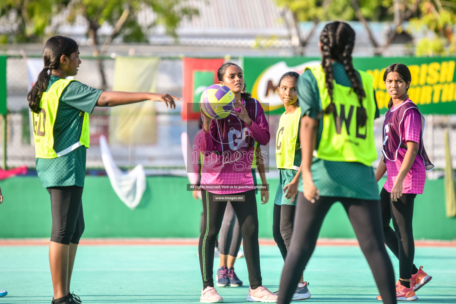 Day2  of Junior Netball Championship 2022 on 5 March 2022 held in Male', Maldives. Photos by Nausham Waheed.