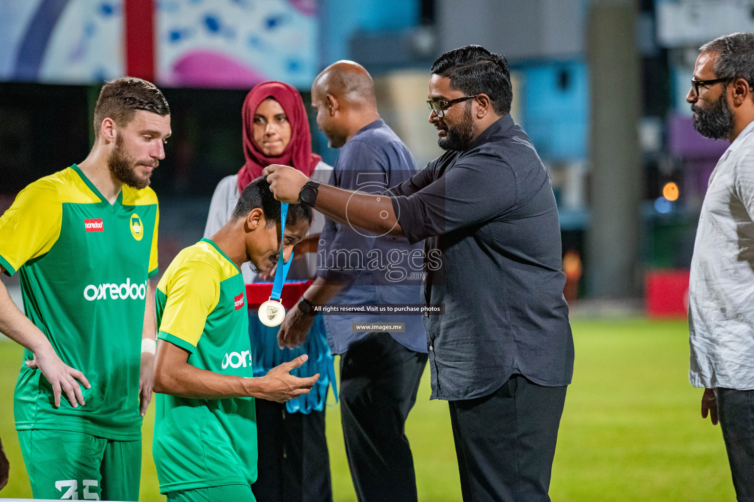 Charity Shield Match between Maziya Sports and Recreation Club and Club Eagles held in National Football Stadium, Male', Maldives Photos: Nausham Waheed / Images.mv