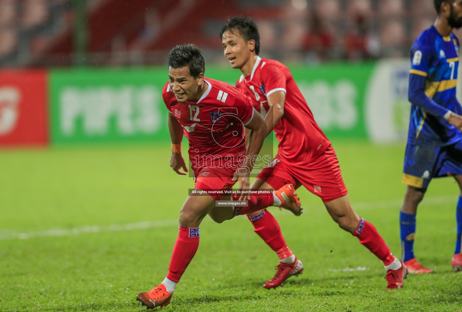 Nepal vs Sri Lanka in SAFF Championship 2021 held on 4th October 2021 in Galolhu National Stadium, Male', Maldives