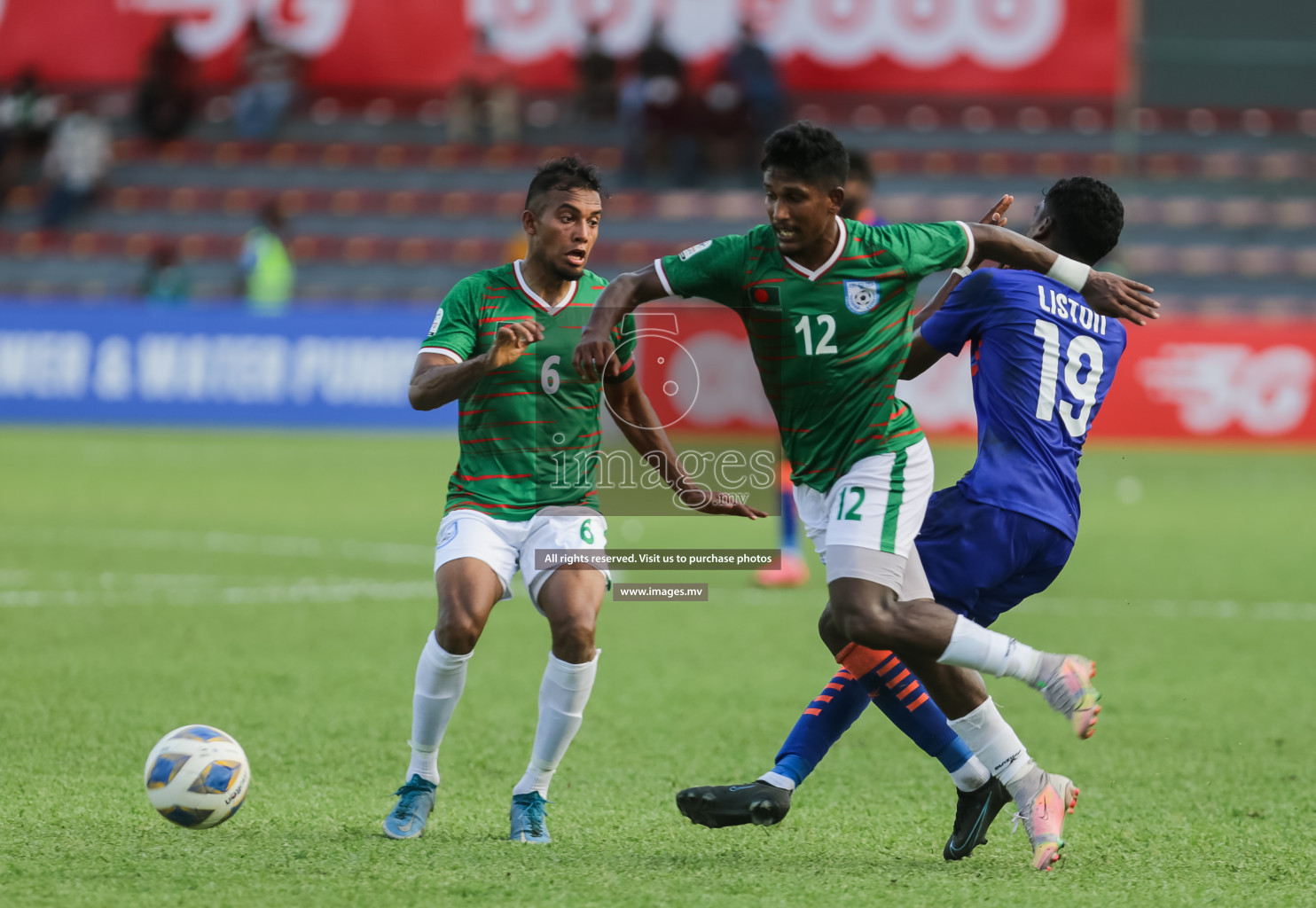 Bangladesh vs India in SAFF Championship 2021 held on 1st October 2021 in Galolhu National Stadium, Male', Maldives