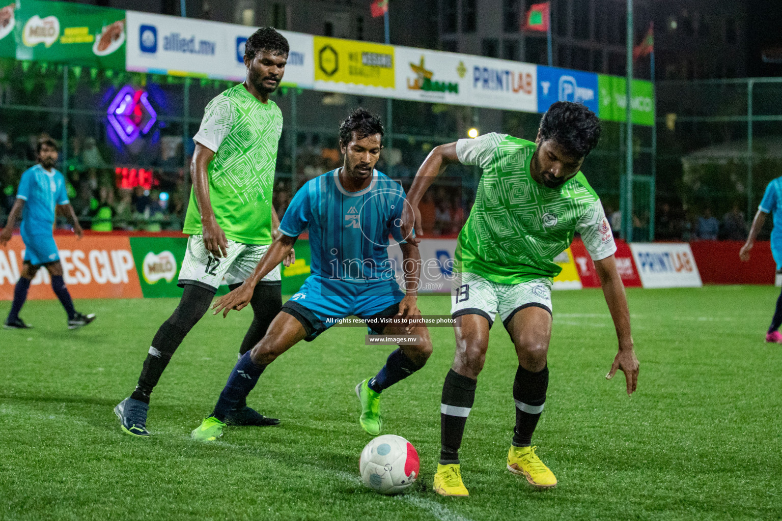 MACL vs Team DJA in Club Maldives Cup 2022 was held in Hulhumale', Maldives on Tuesday, 18th October 2022. Photos: Hassan Simah/ images.mv