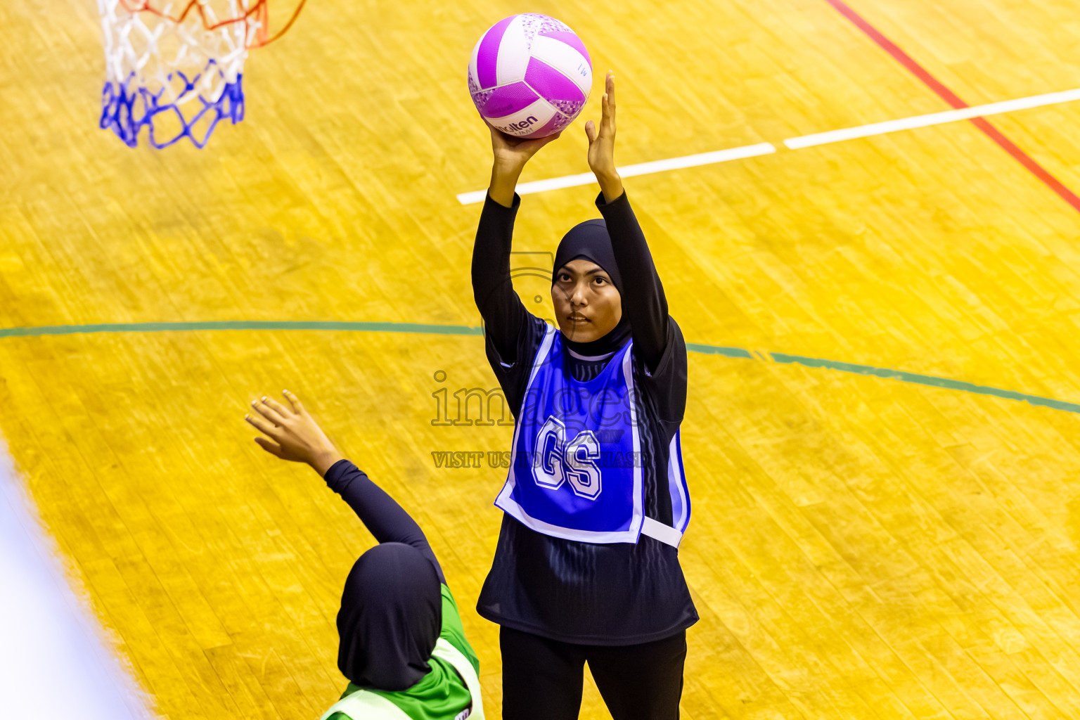 C Green Streets vs SC Shinning Star in Day 5 of 24th Milo Netball Association Championship held in Social Center at Male', Maldives on Friday, 5th September 2025. Photos: Nausham Waheed / images.mv