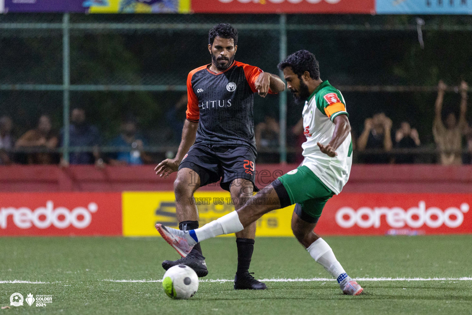 R Meedhoo vs R Maduvvari in Golden Futsal Challenge 2024 was held on Tuesday, 16th January 2024, in Hulhumale', Maldives Photos: Ismail Thoriq / images.mv