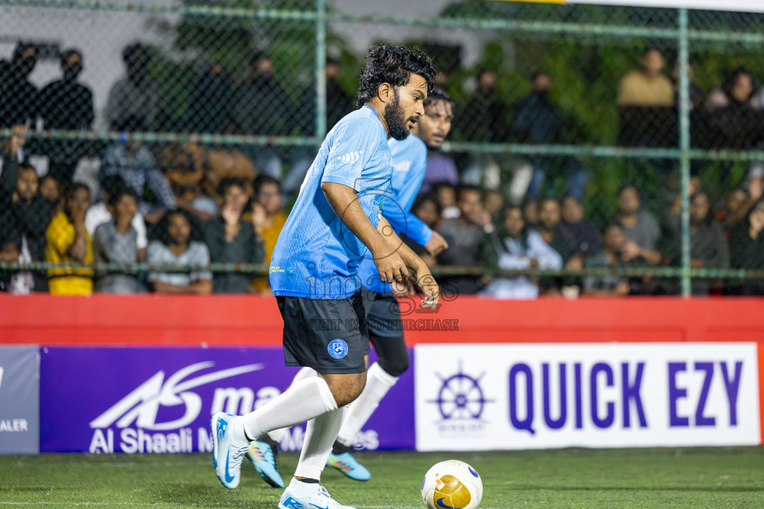 GDh. Fiyoaree VS GDh. Vaadhoo in Day 7 of Golden Futsal Challenge 2025 was held on Saturday, 11th January 2025, in Hulhumale', Maldives Photos: Hassan Simah / images.mv