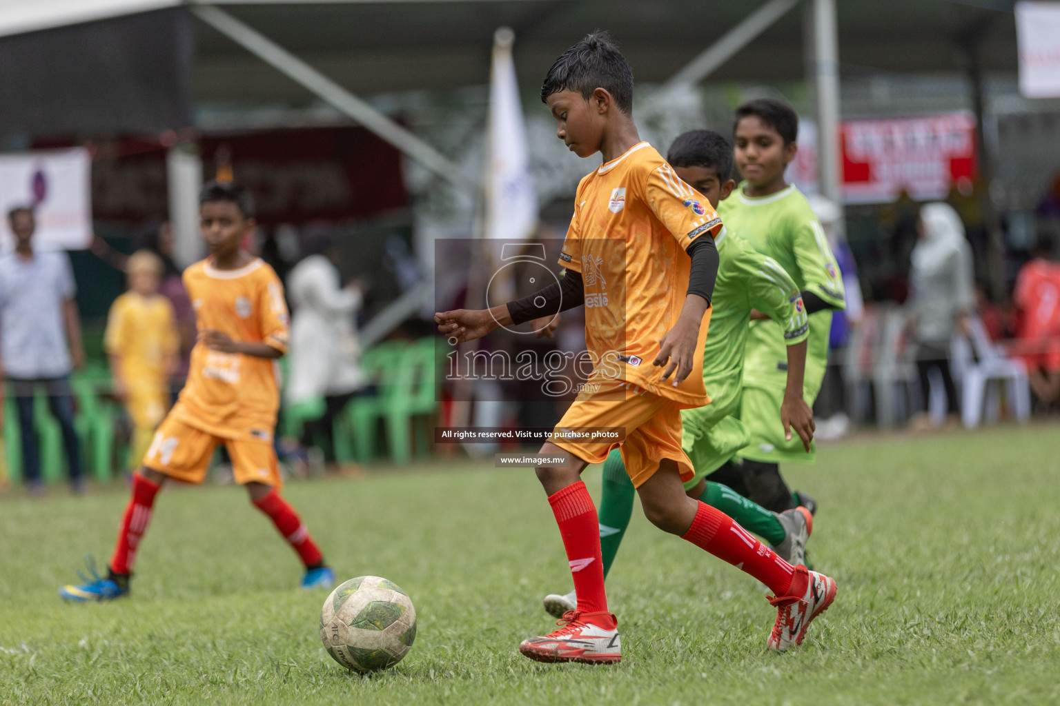 Day 1 of Nestle kids football fiesta, held in Henveyru Football Stadium, Male', Maldives on Wednesday, 11th October 2023 Photos: Shut Abdul Sattar/ Images.mv