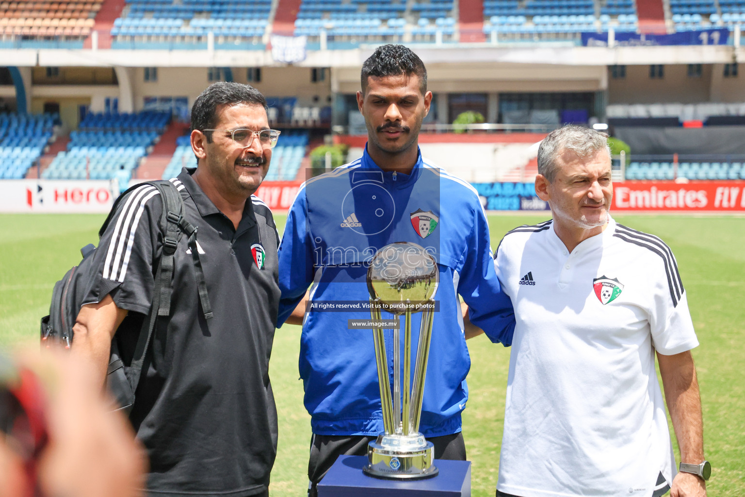 Saff Championship Final Pre-match press conference held in Sree Kanteerava Stadium, Bengaluru, India, on Monday, 3rd July 2023. Photos: Nausham Waheed / images.mv