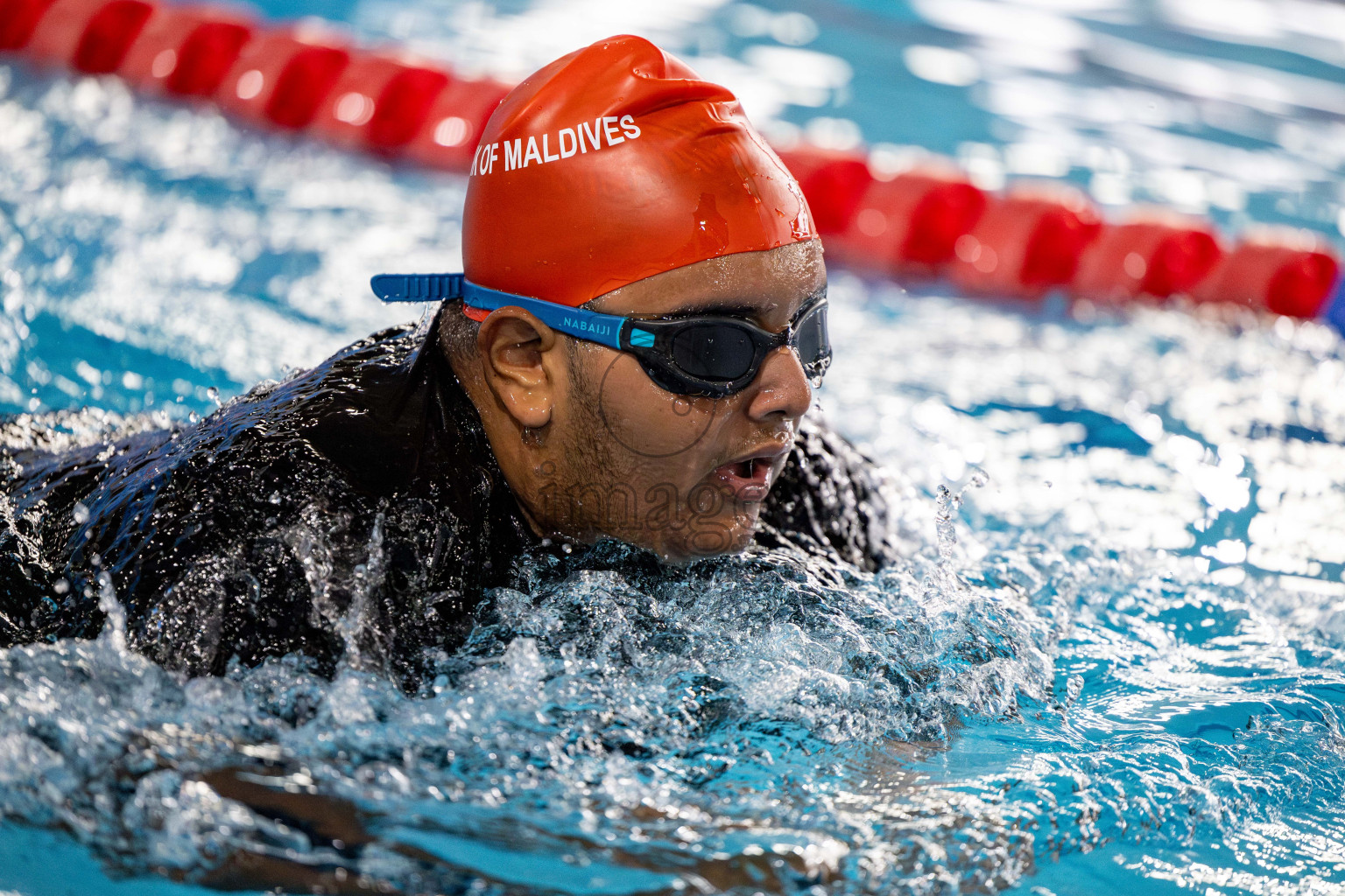 20th Inter-school Swimming Competition 2024 held in Hulhumale', Maldives on Monday, 14th October 2024. Photos: Hassan Simah / images.mv