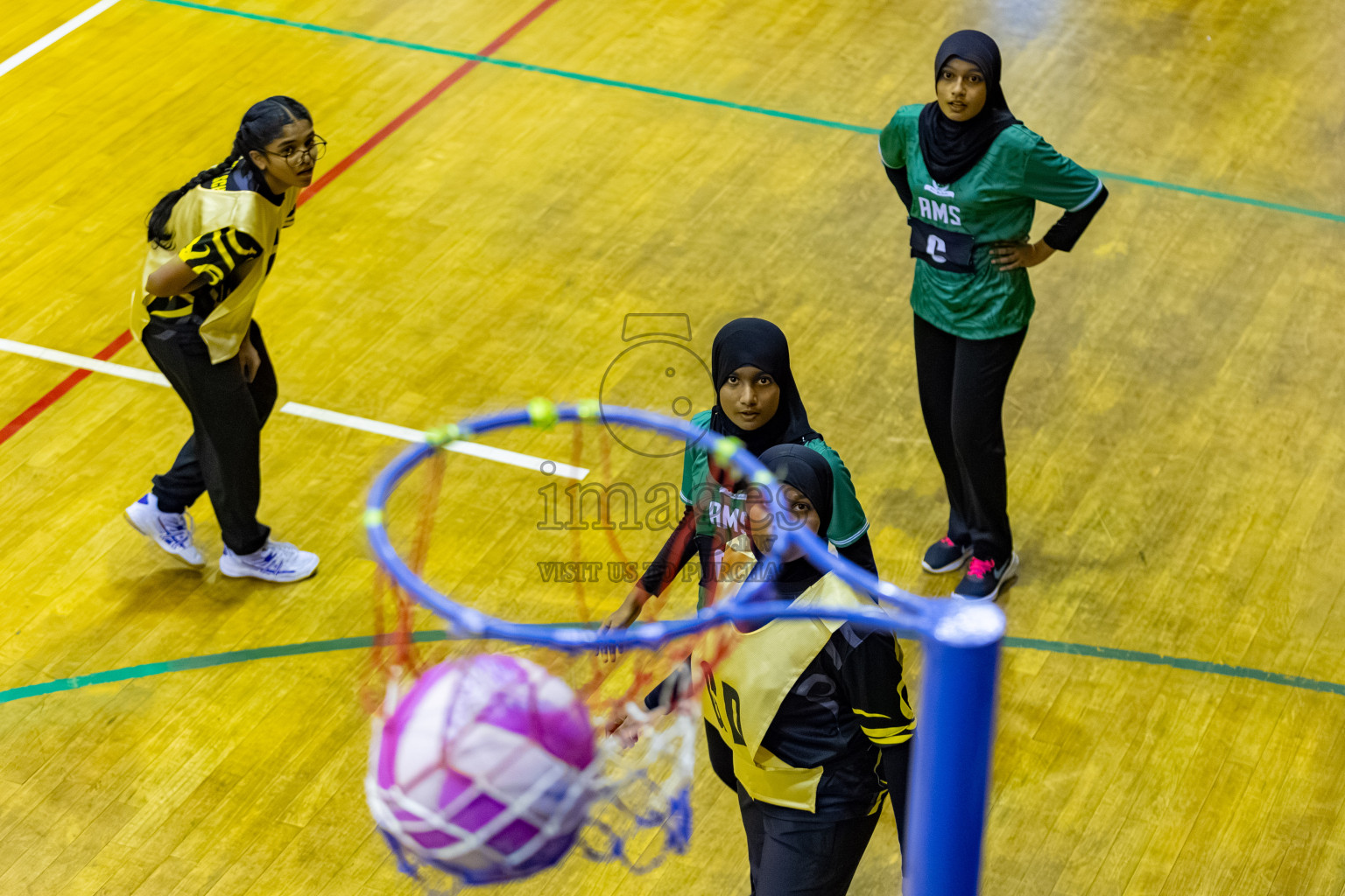 Day 8 of 26th Inter-School Netball Tournament 2025 was held in Social Center Indoor Hall on Sunday, 26th October 2025. Photos: Hassan Simah / images.mv