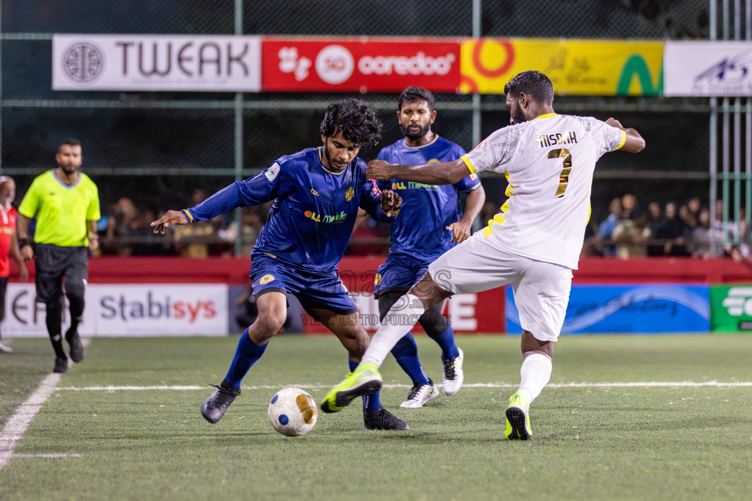 HA Baarah vs HA Maarandhoo in Day 5 of Golden Futsal Challenge 2025 on Thursday, 9th January 2025, in Hulhumale', Maldives 
Photos: Hassan Simah / images.mv