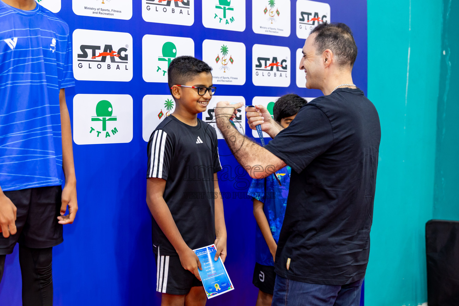 Finals of 30th Table Tennis Association Championship 2025 was held on Saturday, 20th September 2025 in Male' TT Hall, Male', Maldives. Photos: Nausham Waheed / images.mv
