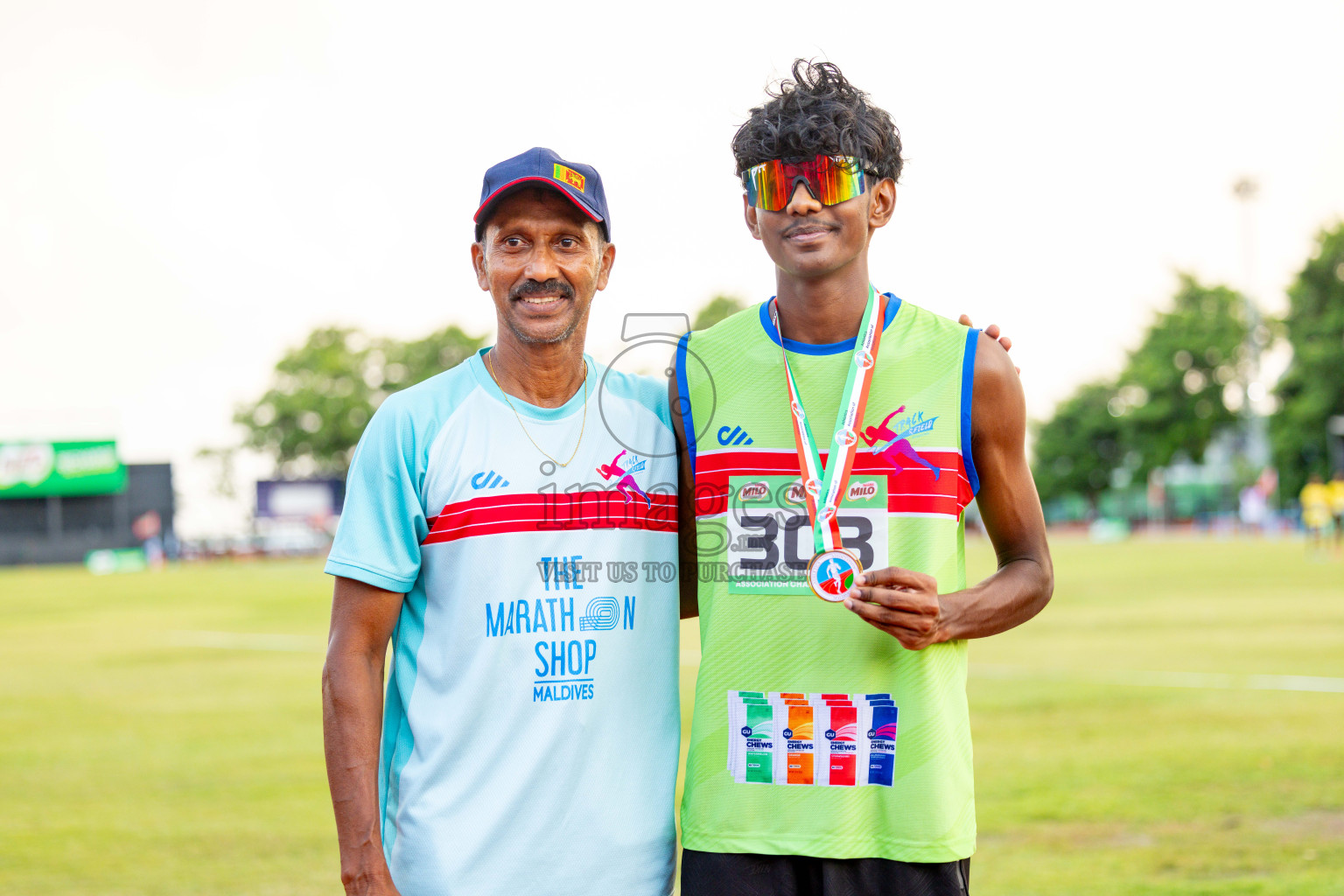Day 2 of 12th Milo Association Championships was held in Ekuveni Track at Male', Maldives on Friday, 25th April 2025. Photos: Hassan Simah / images.mv