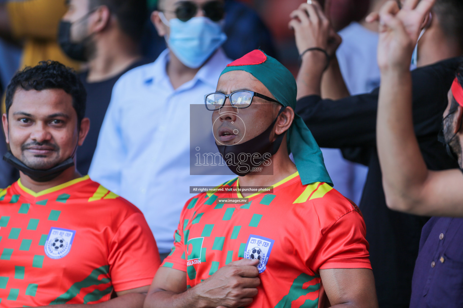 Bangladesh vs India in SAFF Championship 2021 held on 1st October 2021 in Galolhu National Stadium, Male', Maldives