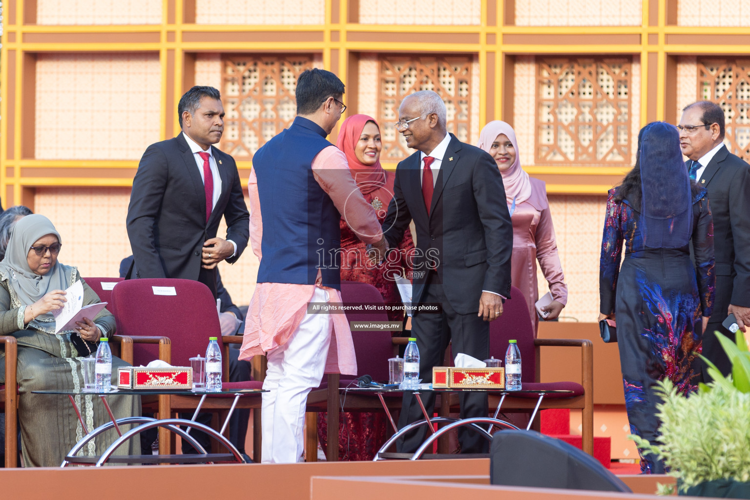 The Inauguration of the 8th President of Maldives was held in Jumhooree Maidhaan, Male', Maldives on 17th November 2023. Photos: Nausham Waheed / images.mv