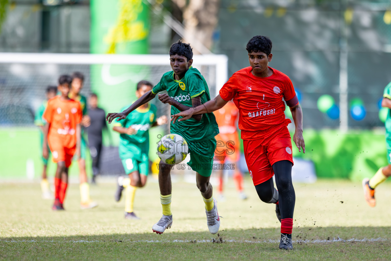 Day 4 of MILO Academy Championship 2024 (U-14) was held in Henveyru Stadium, Male', Maldives on Sunday, 3rd November 2024. Photos: Ismail Thoriq / Images.mv