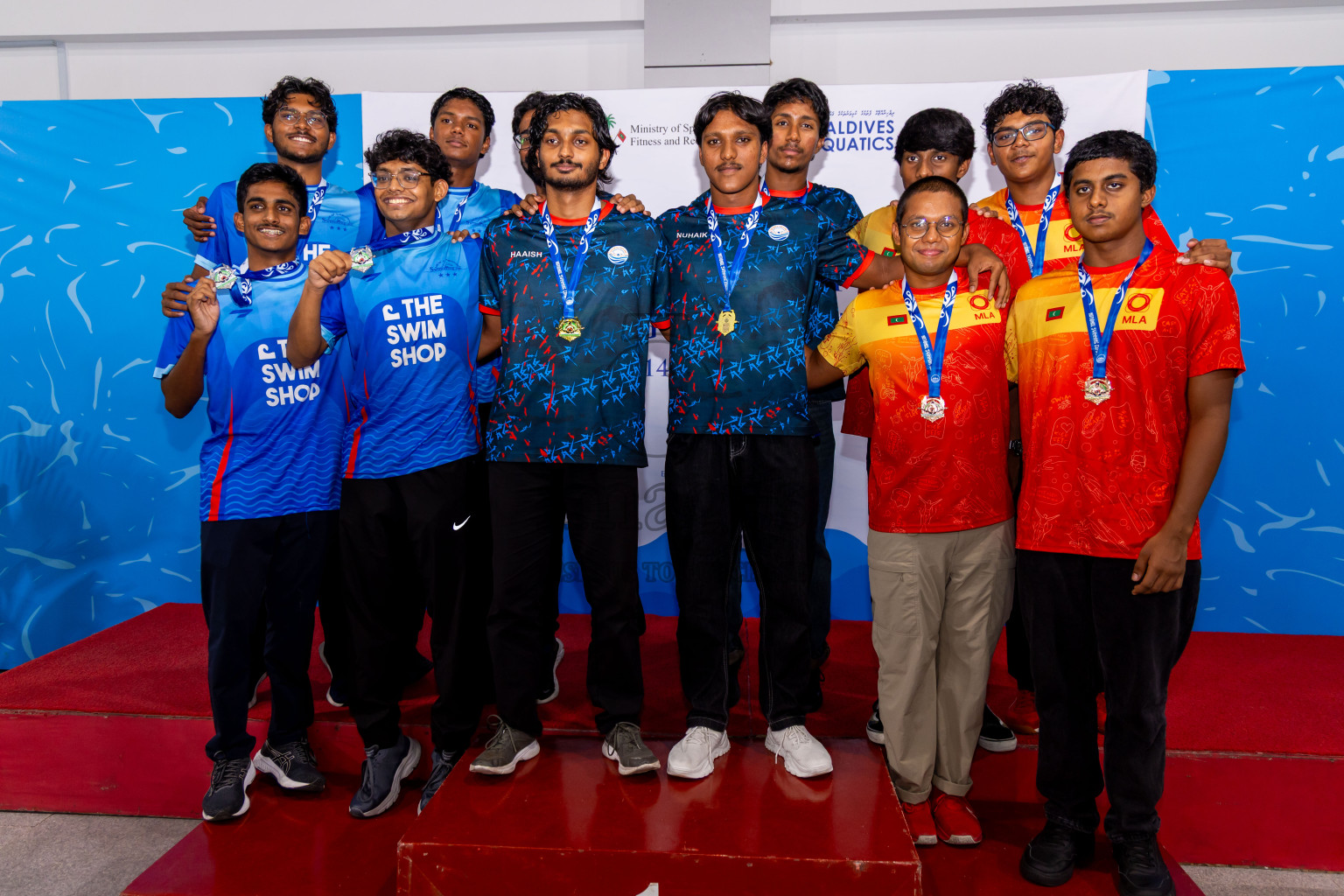 Closing Ceremony of 1st National Short Course Swimming Competition held in Hulhumale', Maldives on Thursday, 19th June 2025. Photos: Nausham Waheed / images.mv
