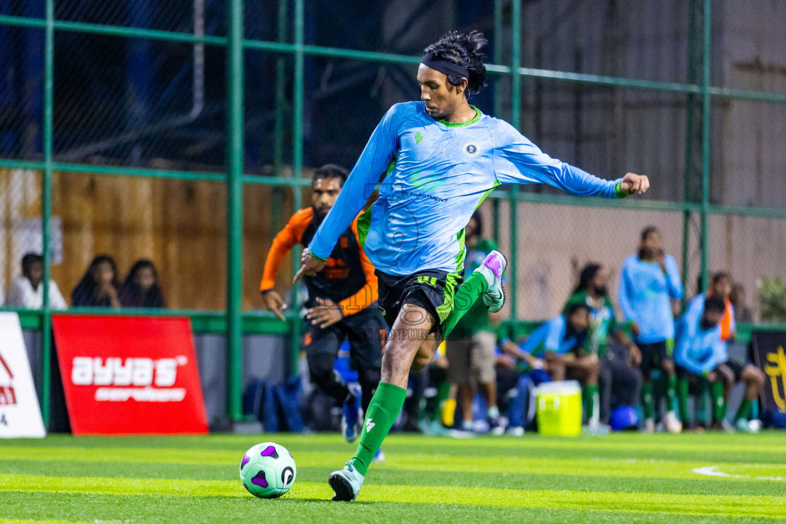 Baakee Sports Club vs FC Calms in Day 1 of BG Futsal Challenge 2024 was held on Thursday, 12th March 2024, in Male', Maldives Photos: Nausham Waheed / images.mv