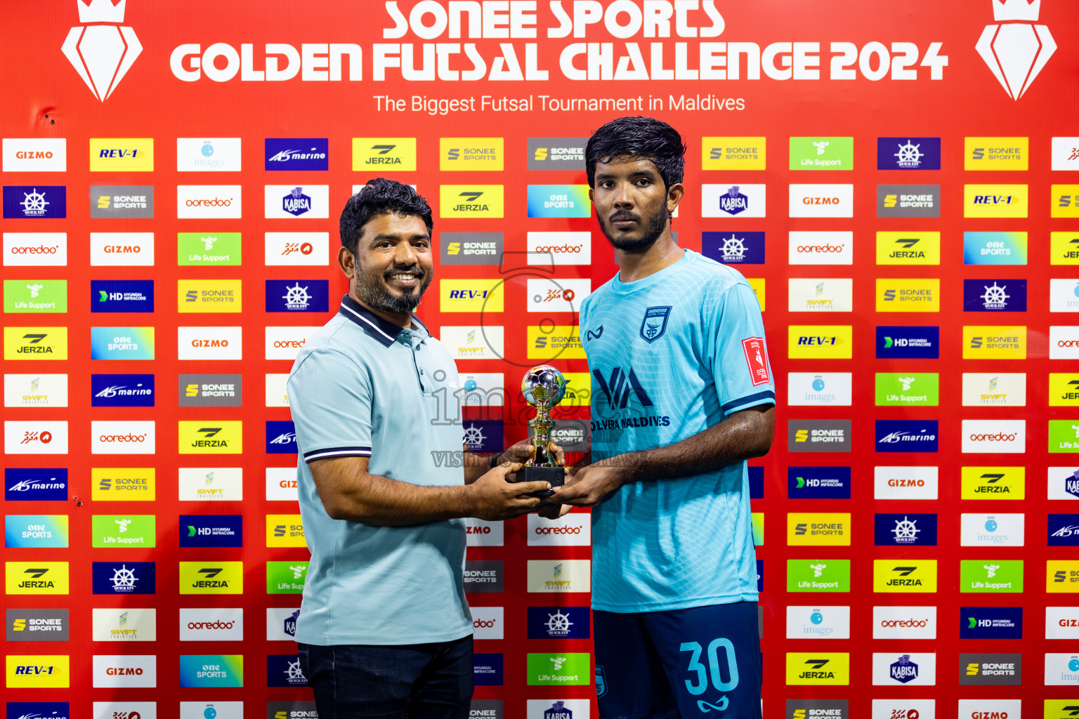 HA. Dhidhdhoo VS HDh. Nolhivaran on Day 33 of Golden Futsal Challenge 2024, held on Sunday, 18th February 2024, in Hulhumale', Maldives Photos: Hassan Simah / images.mv