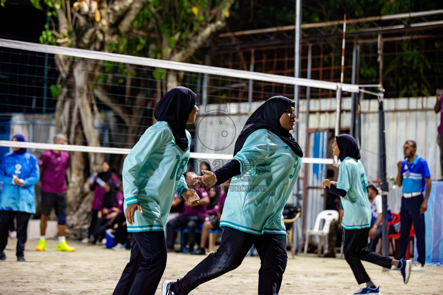 U19 Male and Atoll Girl's Finals in Day 9 of Interschool Volleyball Tournament 2024 was held in ABC Court at Male', Maldives on Saturday, 30th November 2024. Photos: Hassan Simah / images.mv