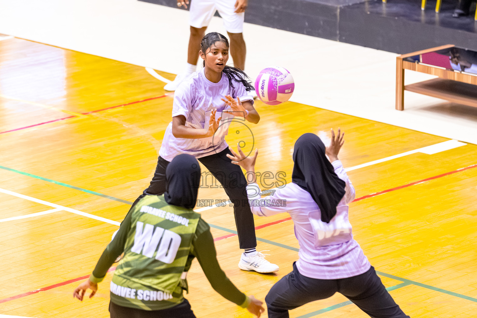 Day 15 of 26th Inter-School Netball Tournament 2025 was held in Social Center Indoor Hall on Wednesday, 5th November 2025. Photos: Mohamed Mahfooz Moosa, Raaif Yoosuf / images.mv