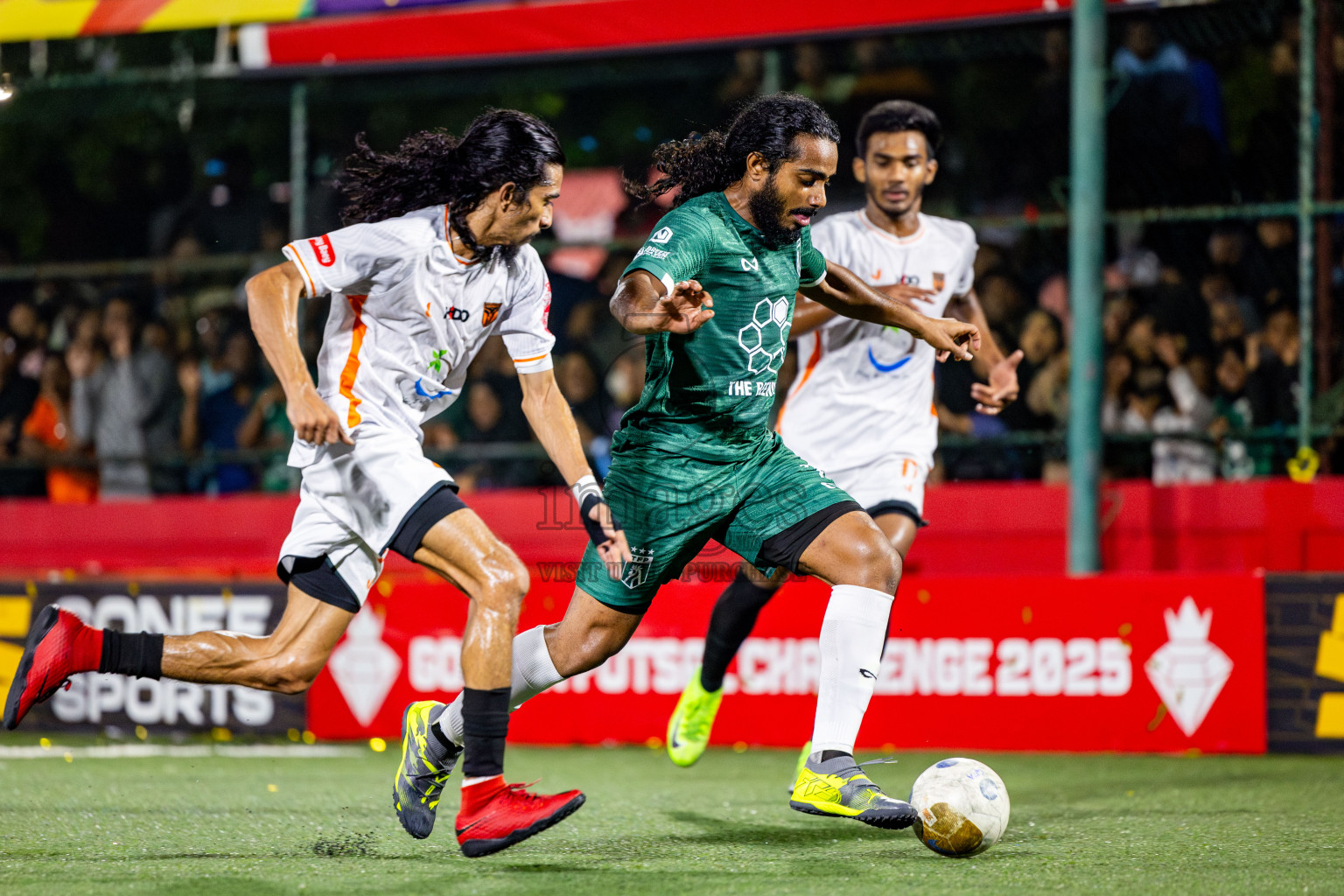Th Thimarafushi vs Th Hirilandhoo in Thaa Atoll Finals Day 26 of Golden Futsal Challenge 2025 was held on Thursday , 30th January 2025, in Hulhumale', Maldives. Photos: Nausham Waheed / images.mv