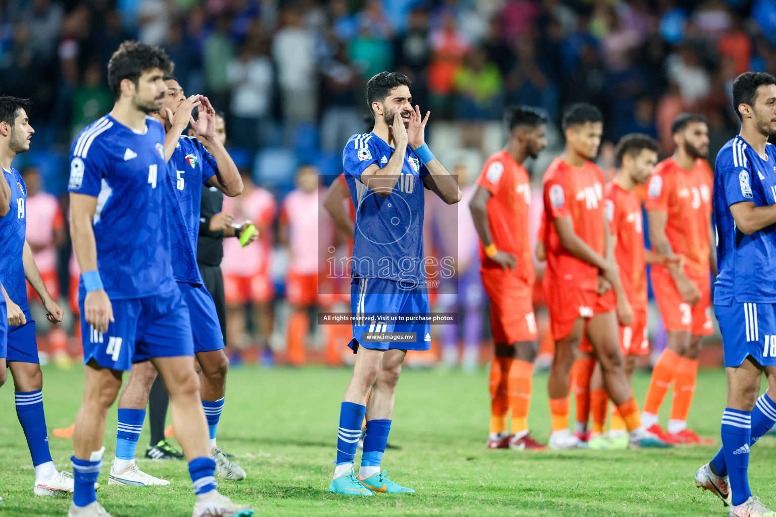 Kuwait vs India in the Final of SAFF Championship 2023 held in Sree Kanteerava Stadium, Bengaluru, India, on Tuesday, 4th July 2023. Photos: Nausham Waheed / images.mv