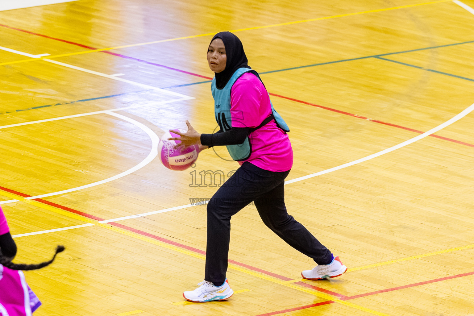 MV Netters vs N Sports A in Day 3 of 24th Milo Netball Association Championship held in Social Center at Male', Maldives on Wednesday, 3rd September 2025. Photos: Mohamed MahfoozMoosa / images.mv