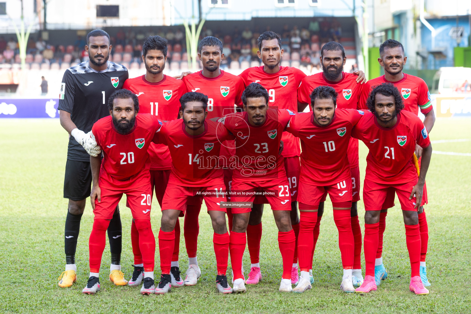 FIFA World Cup 2026 Qualifiers Round 1 home match vs Bangladesh held in the National Stadium, Male, Maldives, on Thursday 12th October 2023. Photos: Nausham Waheed / Images.mv