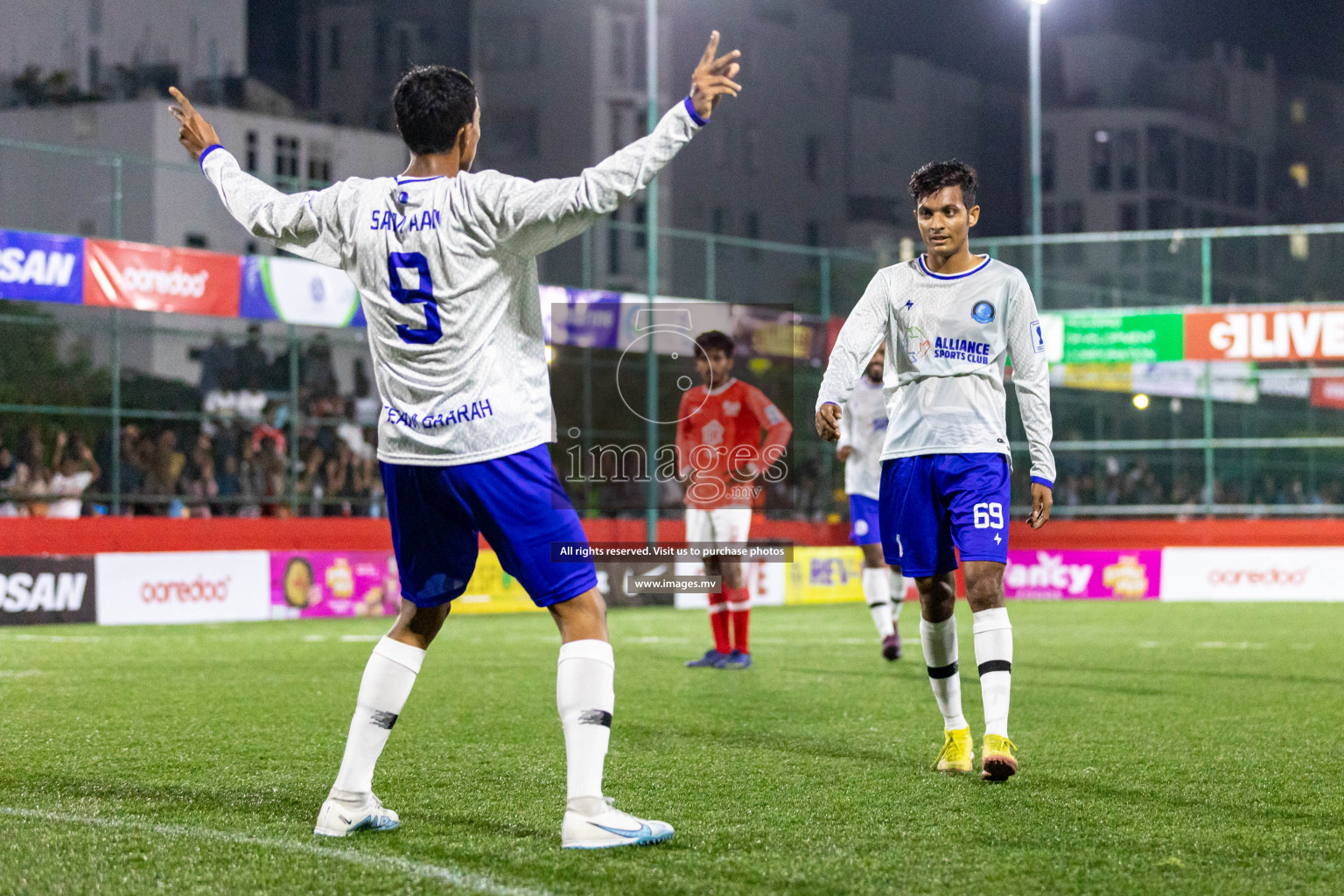 HA. Maarandhoo vs HA. Baarah in Day 6 of Golden Futsal Challenge 2023 on 10 February 2023 in Hulhumale, Male, Maldives