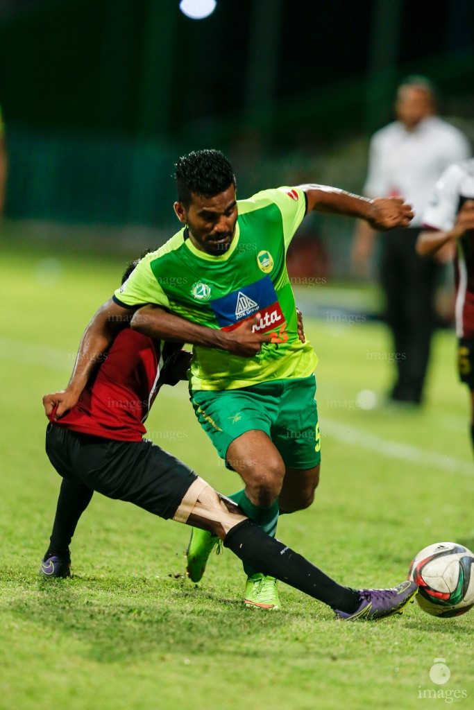 Maziya Sports and Recreation Club played against BG Sports in Ooredoo Dhivehi Premiere League second round in Male', Maldives,  Tuesday, July. 20 , 2016. Maziya won the match by 1  - 0. (Images.mv Photo/ Hussain Sinan).