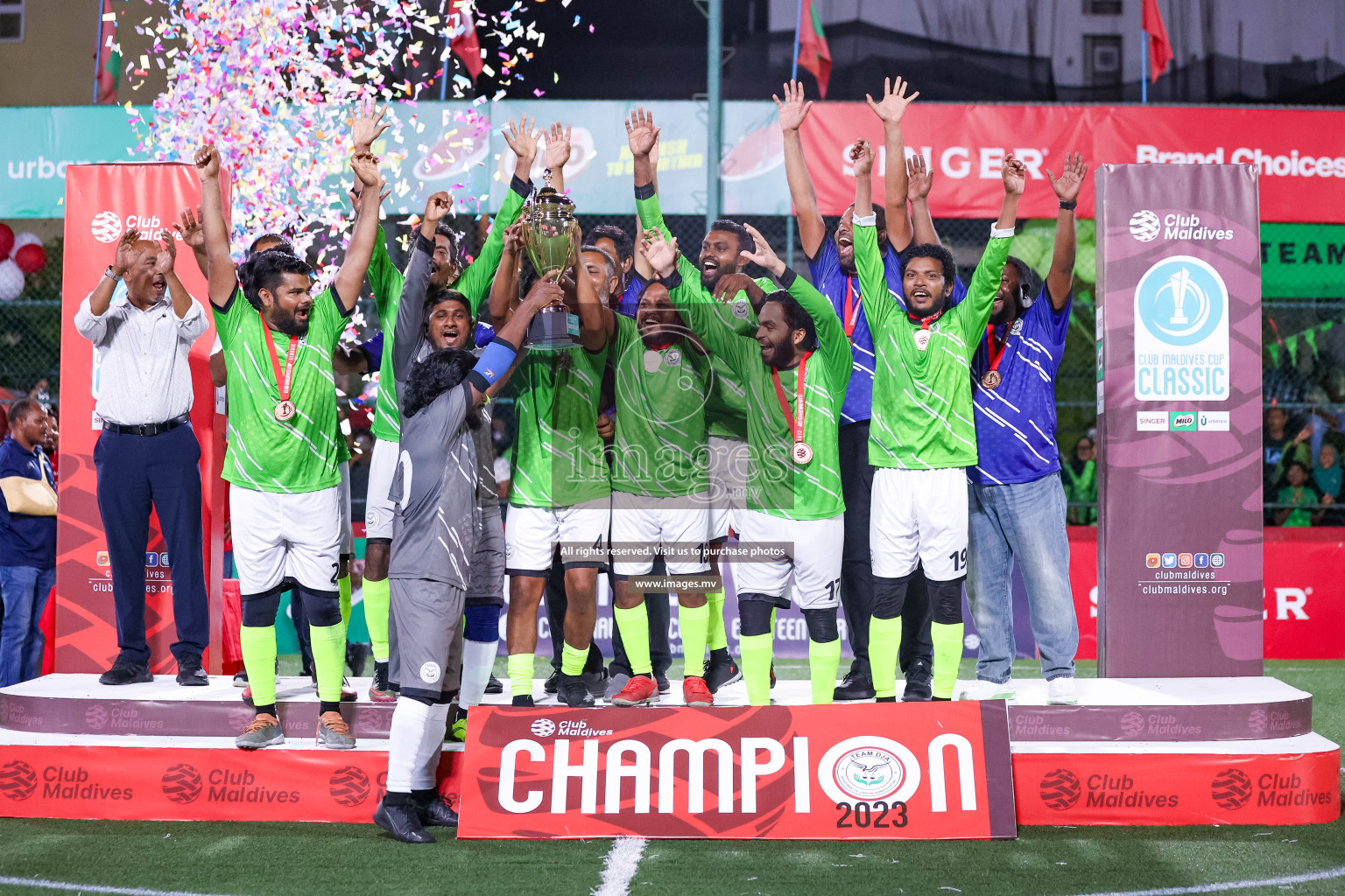 DJA vs Club 220 in Final of Club Maldives Cup 2023 Classic held in Hulhumale, Maldives, on Monday, 21st August 2023 Photos: Nausham Waheed, Hassan Simah/ images.mv