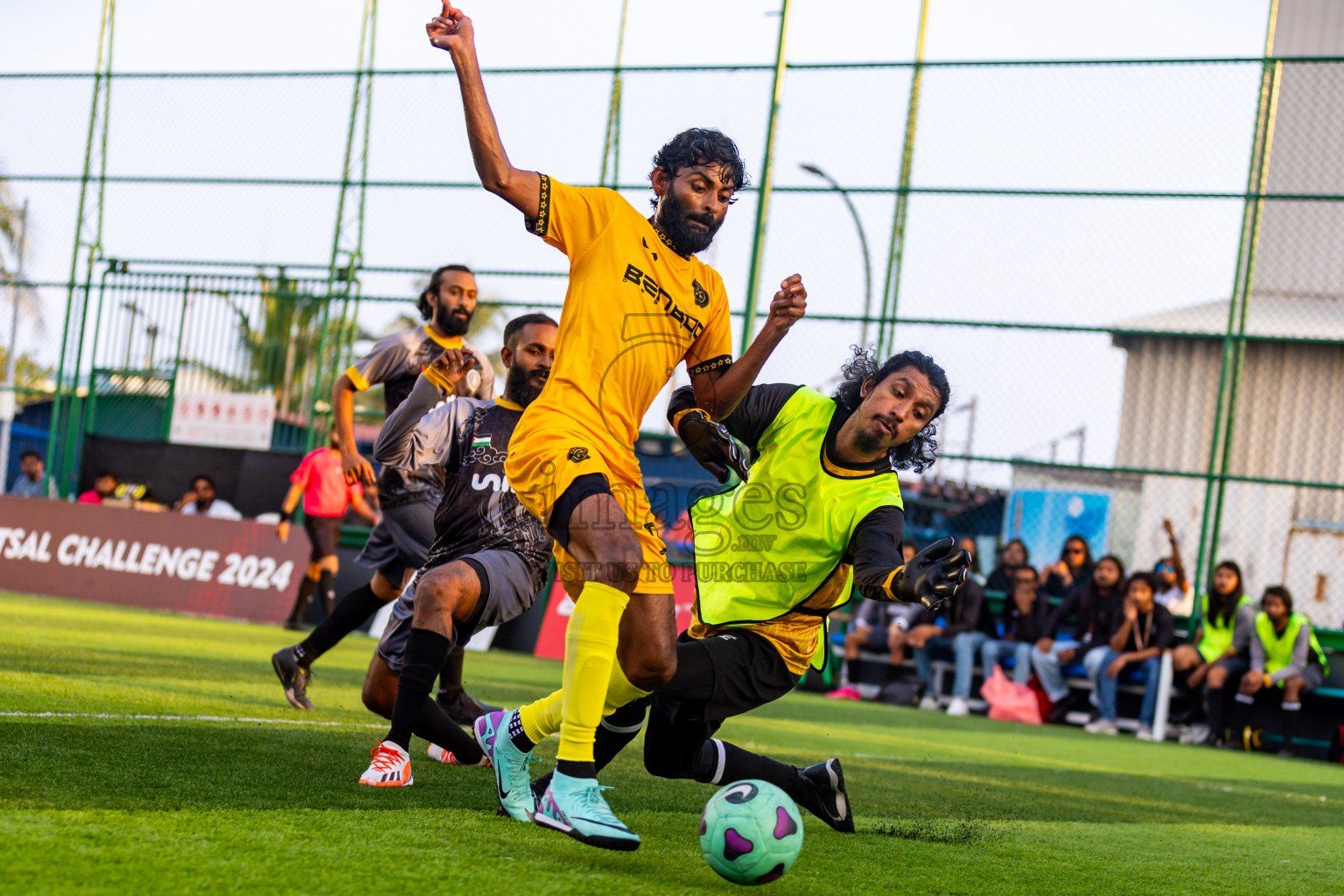 Bretheren SC vs Fasthari SC in Day 6 of BG Futsal Challenge 2024 was held on Sunday, 17th March 2024, in Male', Maldives Photos: Nausham Waheed / images.mv