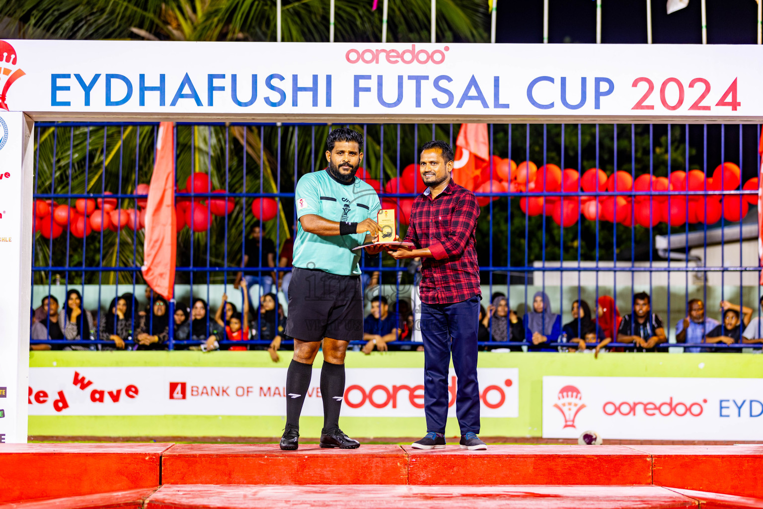 CC Sports Club vs Afro SC in the final of Eydhafushi Futsal Cup 2024 was held on Wednesday , 17th April 2024, in B Eydhafushi, Maldives Photos: Nausham Waheed / images.mv